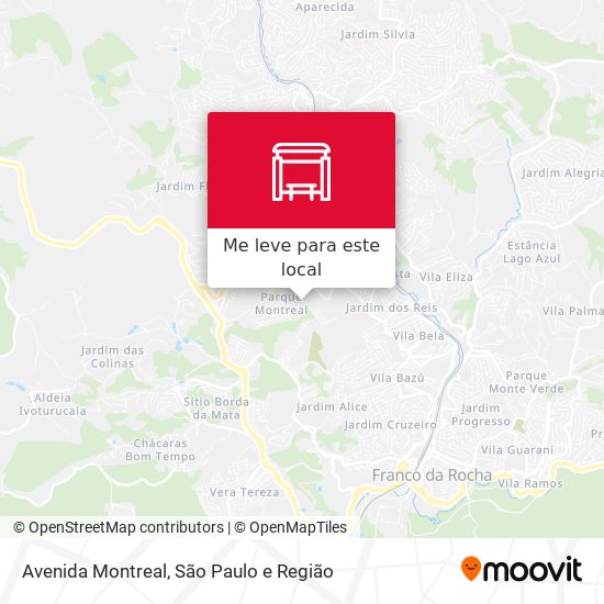 Avenida Montreal mapa