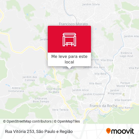 Rua Vitória 253 mapa