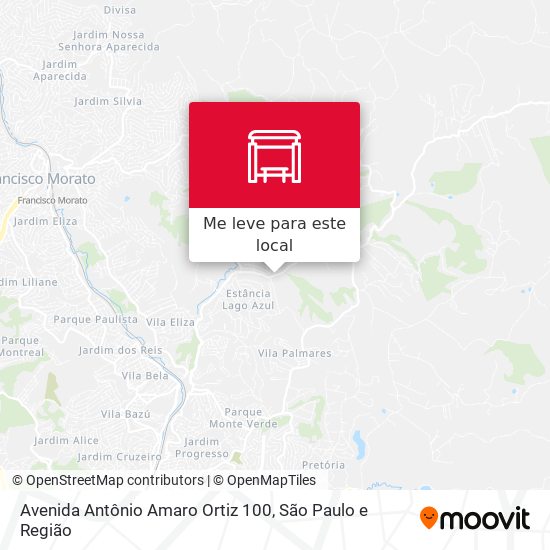 Avenida Antônio Amaro Ortiz 100 mapa