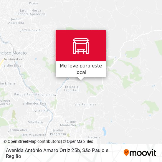 Avenida Antônio Amaro Ortiz 25b mapa