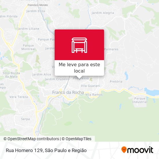 Rua Homero 129 mapa