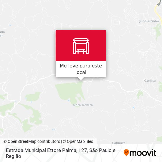 Estrada Municipal Ettore Palma, 127 mapa