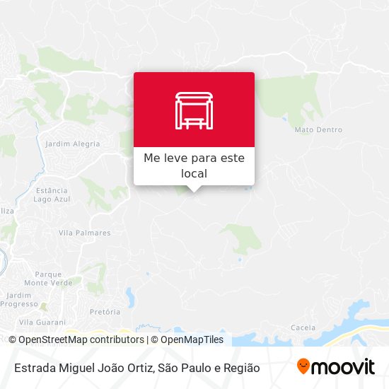 Estrada Miguel João Ortiz mapa