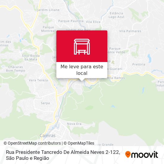 Rua Presidente Tancredo De Almeida Neves 2-122 mapa