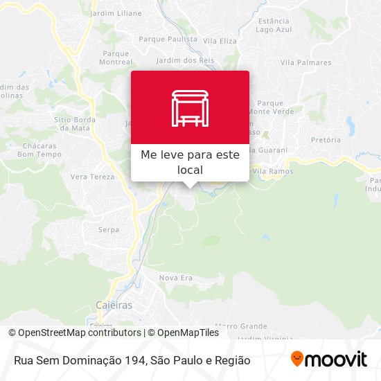 Rua Sem Dominação 194 mapa