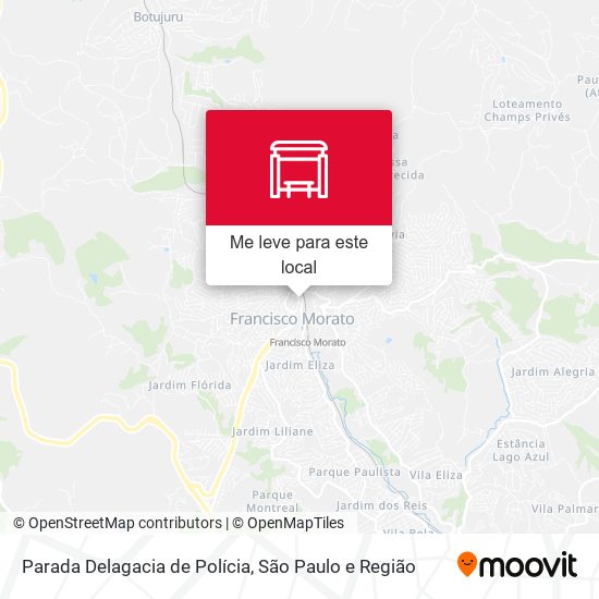 Parada Delagacia de Polícia mapa