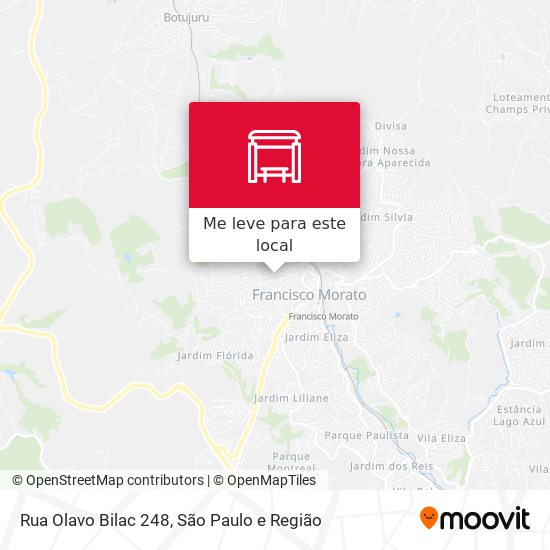 Rua Olavo Bilac 248 mapa