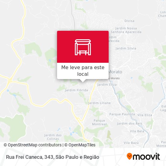 Rua Frei Caneca, 343 mapa