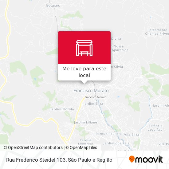 Rua Frederico Steidel 103 mapa