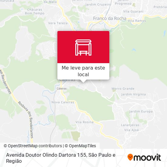 Avenida Doutor Olindo Dartora 155 mapa