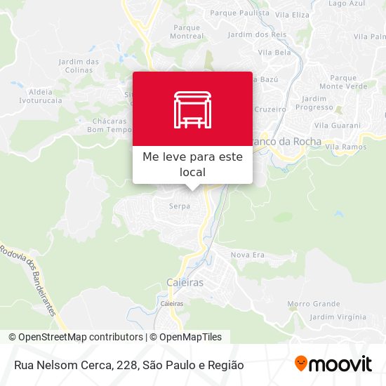 Rua Nelsom Cerca, 228 mapa