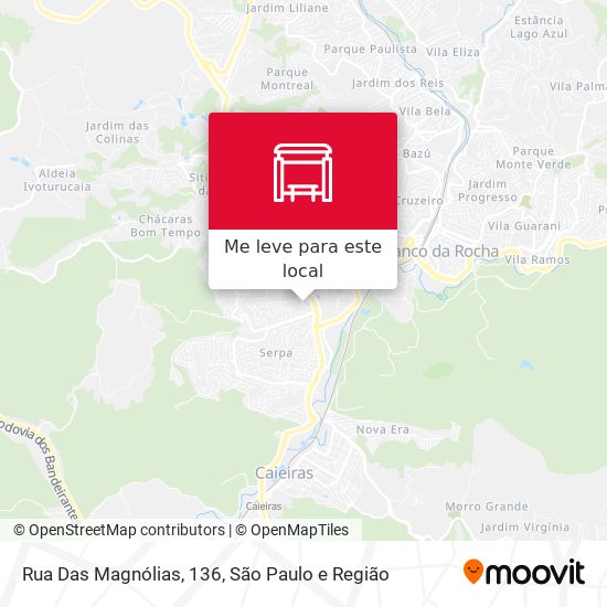 Rua Das Magnólias, 136 mapa