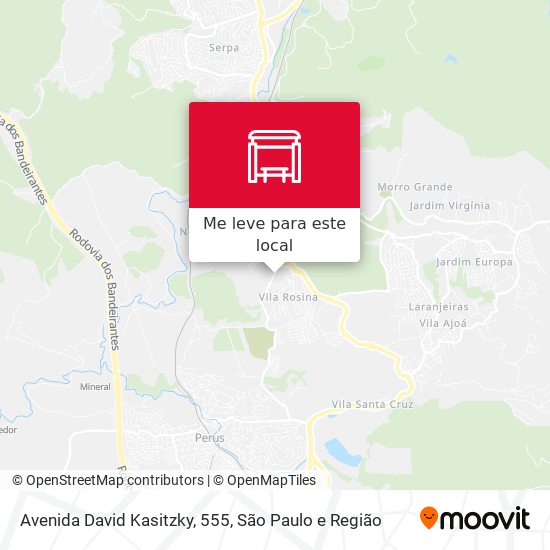 Avenida David Kasitzky, 555 mapa