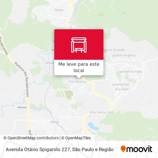 Avenida Otávio Spigarolo 227 mapa
