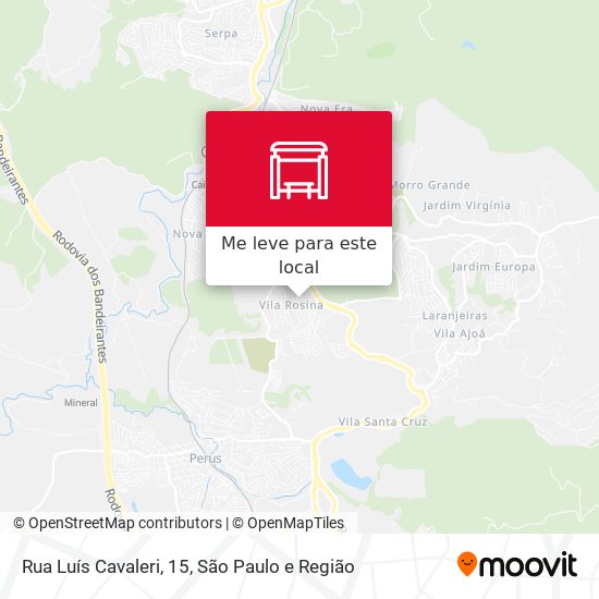 Rua Luís Cavaleri, 15 mapa