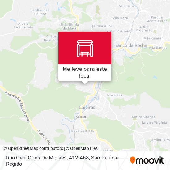 Rua Geni Góes De Morães, 412-468 mapa