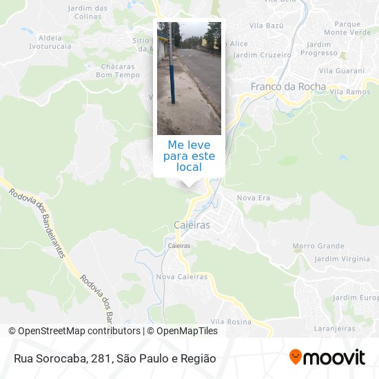 Rua Sorocaba, 281 mapa