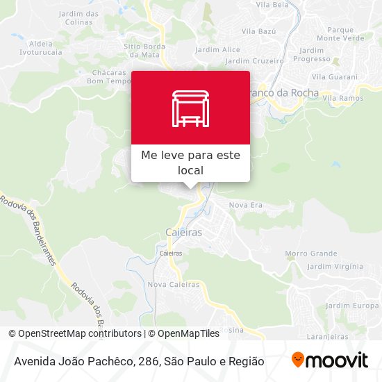 Avenida João Pachêco, 286 mapa