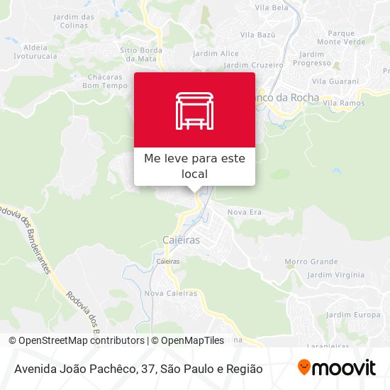 Avenida João Pachêco, 37 mapa