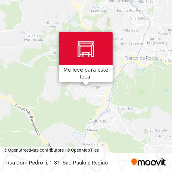 Rua Dom Pedro Ii, 1-31 mapa