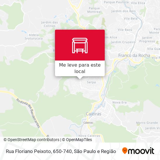 Rua Floriano Peixoto, 650-740 mapa