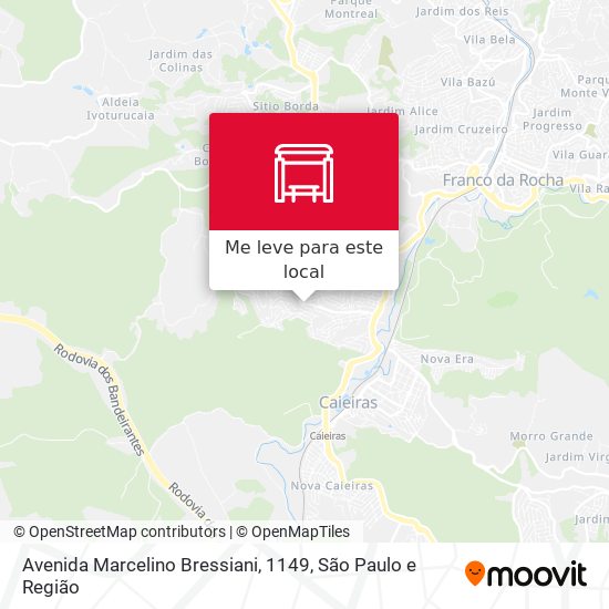 Avenida Marcelino Bressiani, 1149 mapa