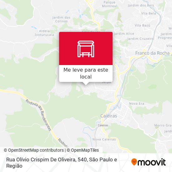 Rua Olívio Crispim De Oliveira, 540 mapa