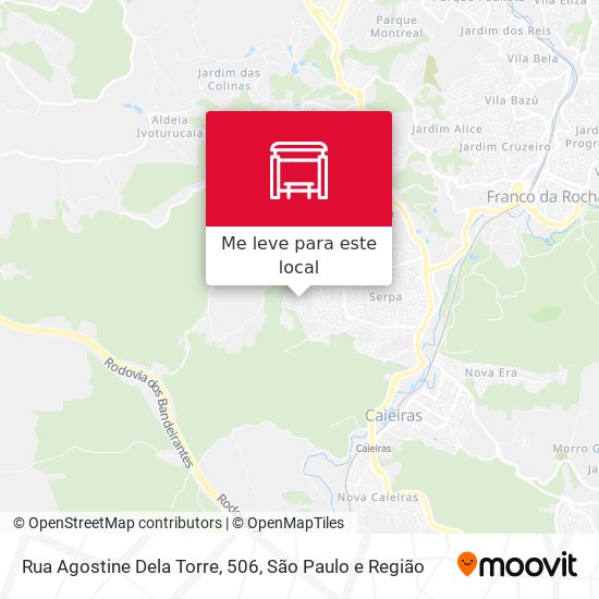 Rua Agostine Dela Torre, 506 mapa