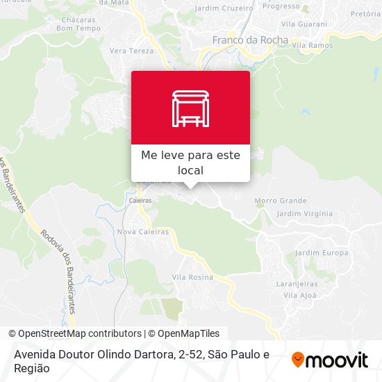 Avenida Doutor Olindo Dartora, 2-52 mapa