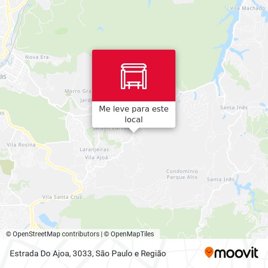 Estrada Do Ajoa, 3033 mapa