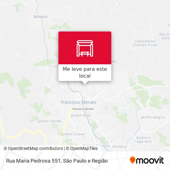 Rua Maria Pedrosa 551 mapa