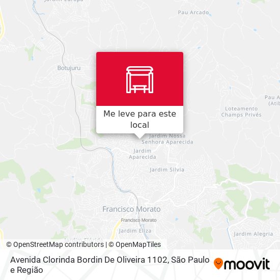 Avenida Clorinda Bordin De Oliveira 1102 mapa