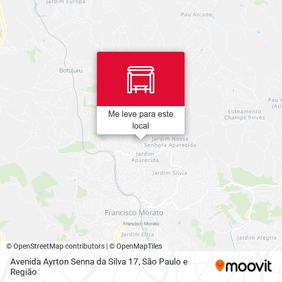 Avenida Ayrton Senna da Silva 17 mapa