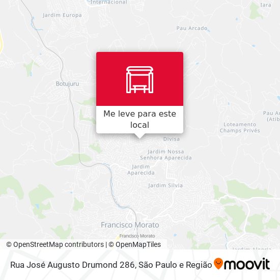 Rua José Augusto Drumond 286 mapa