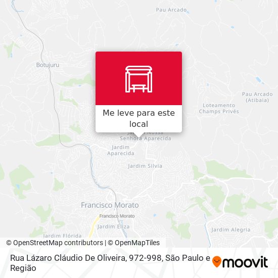 Rua Lázaro Cláudio De Oliveira, 972-998 mapa