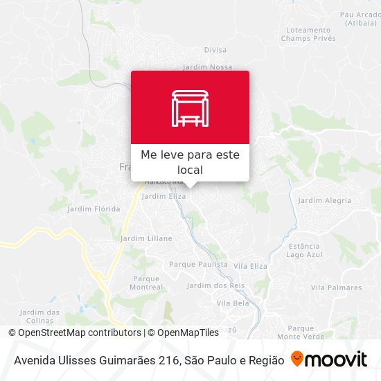 Avenida Ulisses Guimarães 216 mapa