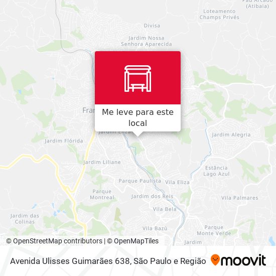 Avenida Ulisses Guimarães 638 mapa