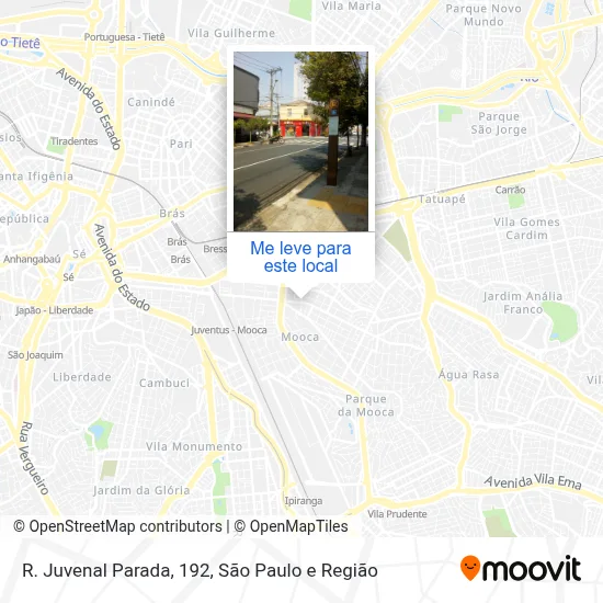 R. Juvenal Parada, 192 mapa