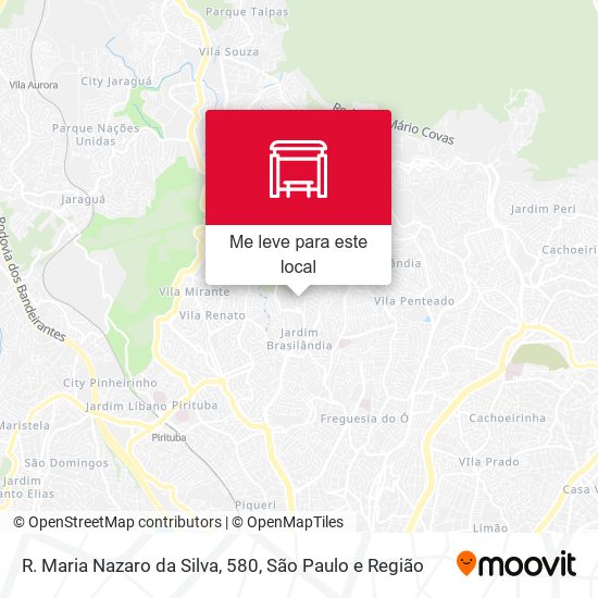 R. Maria Nazaro da Silva, 580 mapa