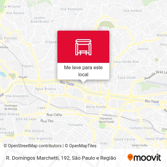 R. Domingos Marchetti, 192 mapa