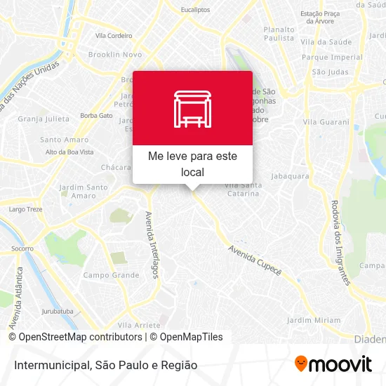 Intermunicipal mapa
