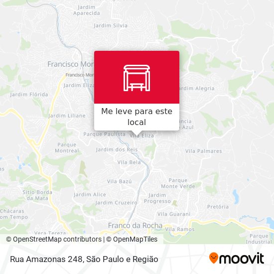 Rua Amazonas 248 mapa