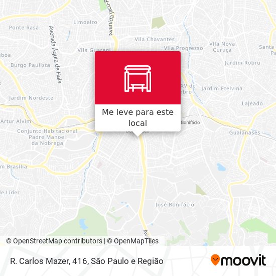 R. Carlos Mazer, 416 mapa