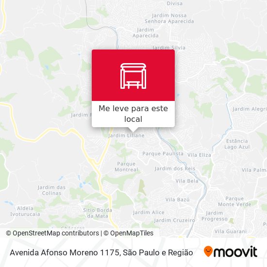 Avenida Afonso Moreno 1175 mapa