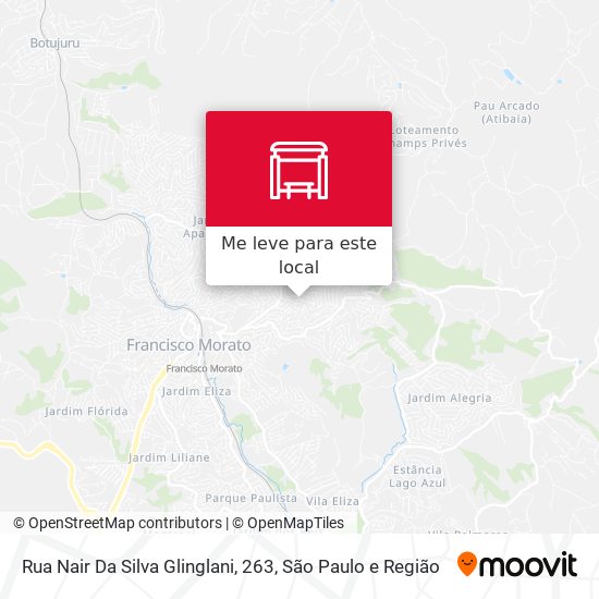 Rua Nair Da Silva Glinglani, 263 mapa