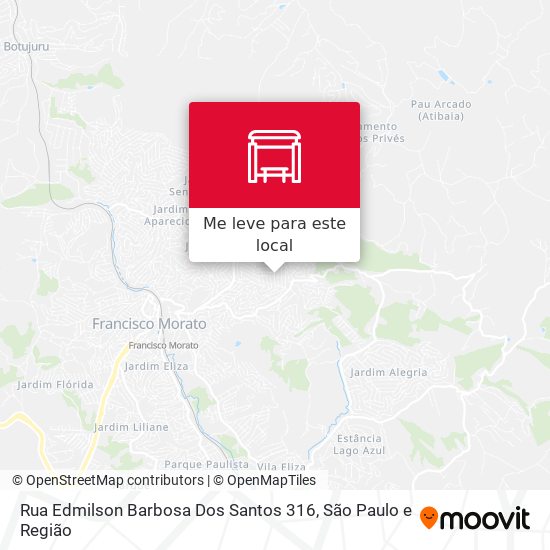 Rua Edmilson Barbosa Dos Santos 316 mapa