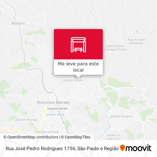 Rua José Pedro Rodrigues 1756 mapa