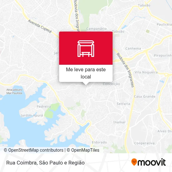 Rua Coimbra mapa