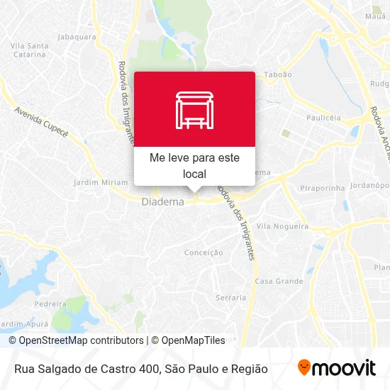 Rua Salgado de Castro 400 mapa