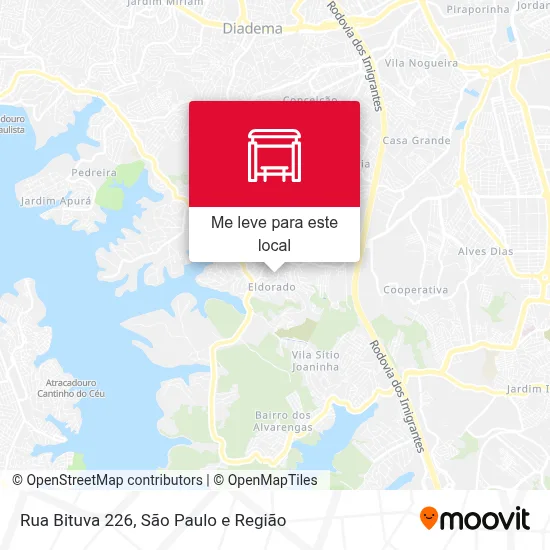 Rua Bituva 226 mapa